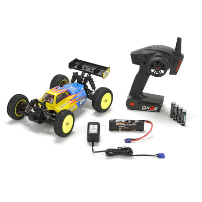 Losi 1/14 Mini 8IGHT 4WD Buggy RTR with with AVC, Blue (International)
