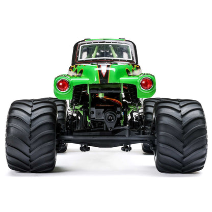 Losi 1/18 Mini LMT Grave Digger 2S 4X4 RTR Brushed Monster Truck (Battery & Charger Included), Green