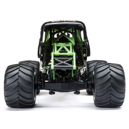 Losi 1/18 Mini LMT Grave Digger 2S 4X4 RTR Brushed Monster Truck (Battery & Charger Included), Green