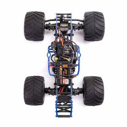 Losi 1/18 Mini LMT Son Uva Digger 2S 4X4 RTR Brushed Monster Truck (Battery & Charger Included), Blue