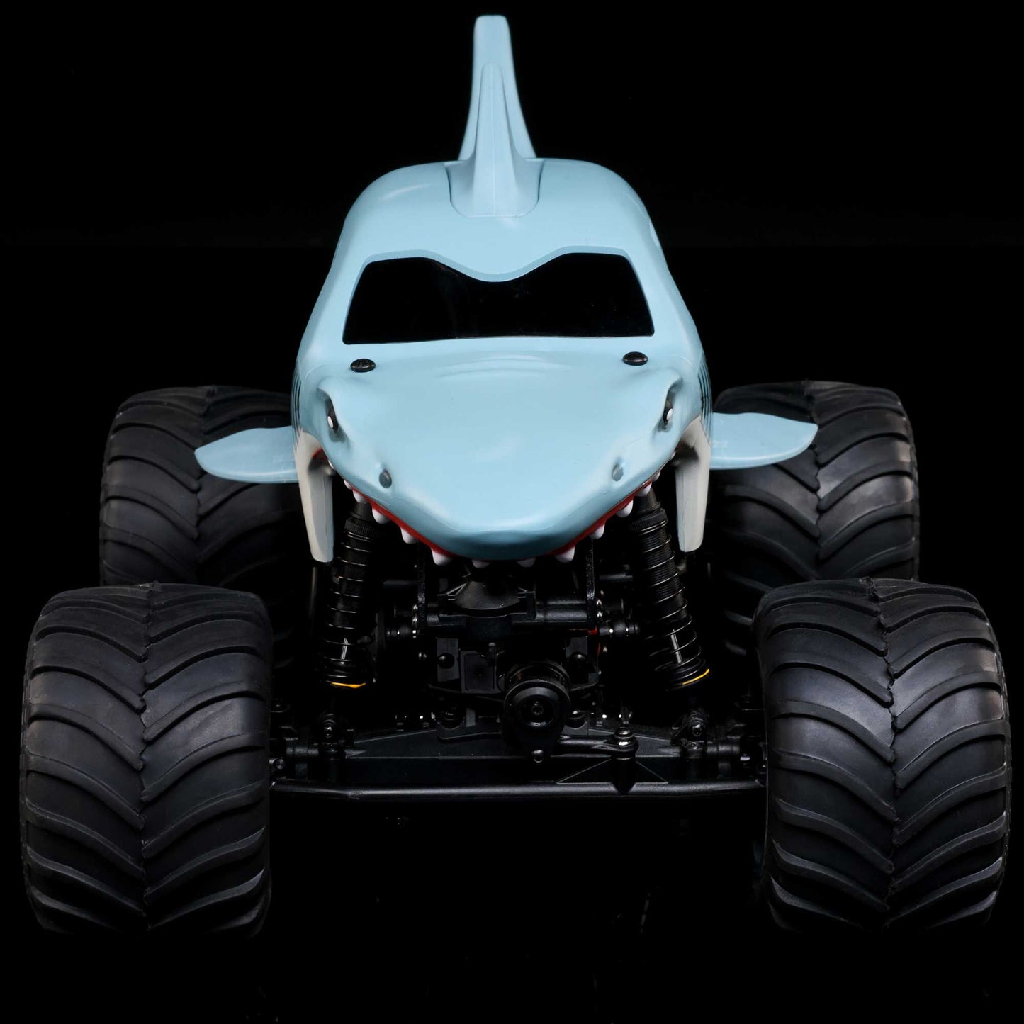 Losi Mini LMT Megalodon 2S 1/18 4X4 Monster Truck RTR Combo, Blue