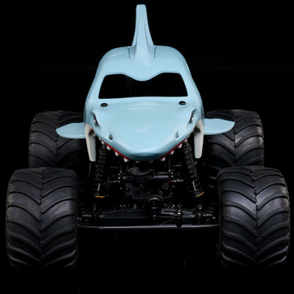 Losi Mini LMT Megalodon 2S 1/18 4X4 Monster Truck RTR Combo, Blue
