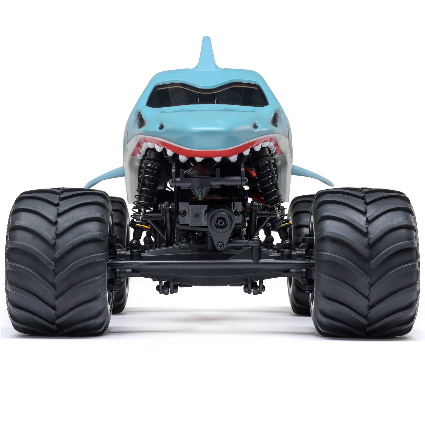 Losi Mini LMT Megalodon 2S 1/18 4X4 Monster Truck RTR Combo, Blue