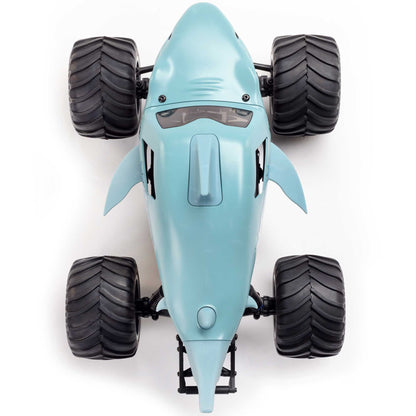 Losi Mini LMT Megalodon 2S 1/18 4X4 Monster Truck RTR Combo, Blue