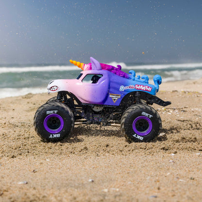1/18 Mini LMT Sparkle Smash 2S 4X4 RTR Brushed Monster Truck (Battery & Charger Included)