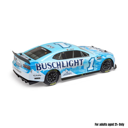 Losi 1/12 NASCAR RC Race Car Ross Chastain No. 1 2025 Busch Light Chevrolet ZL1 2S AWD RTR Brushed On-Road (Battery & Charger Included),  Blue