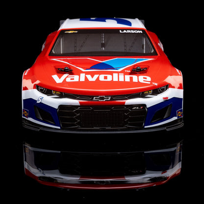 Losi 1/12 NASCAR RC Race Car Kyle Larson No. 5 2025 Valvoline Chevrolet ZL1 2S AWD RTR Brushed On-Road (Battery & Charger Included), Red