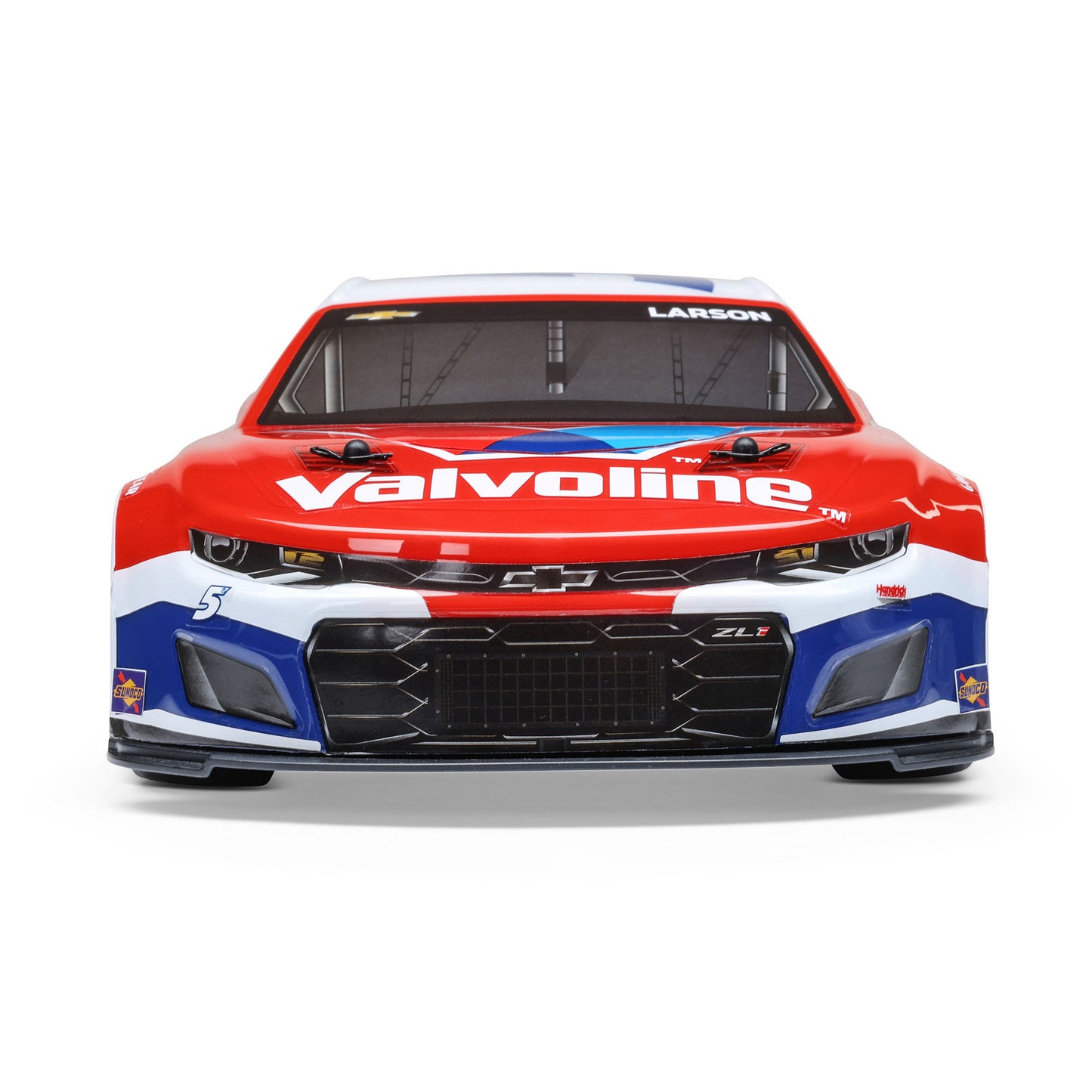 Losi 1/12 NASCAR RC Race Car Kyle Larson No. 5 2025 Valvoline Chevrolet ZL1 2S AWD RTR Brushed On-Road (Battery & Charger Included), Red