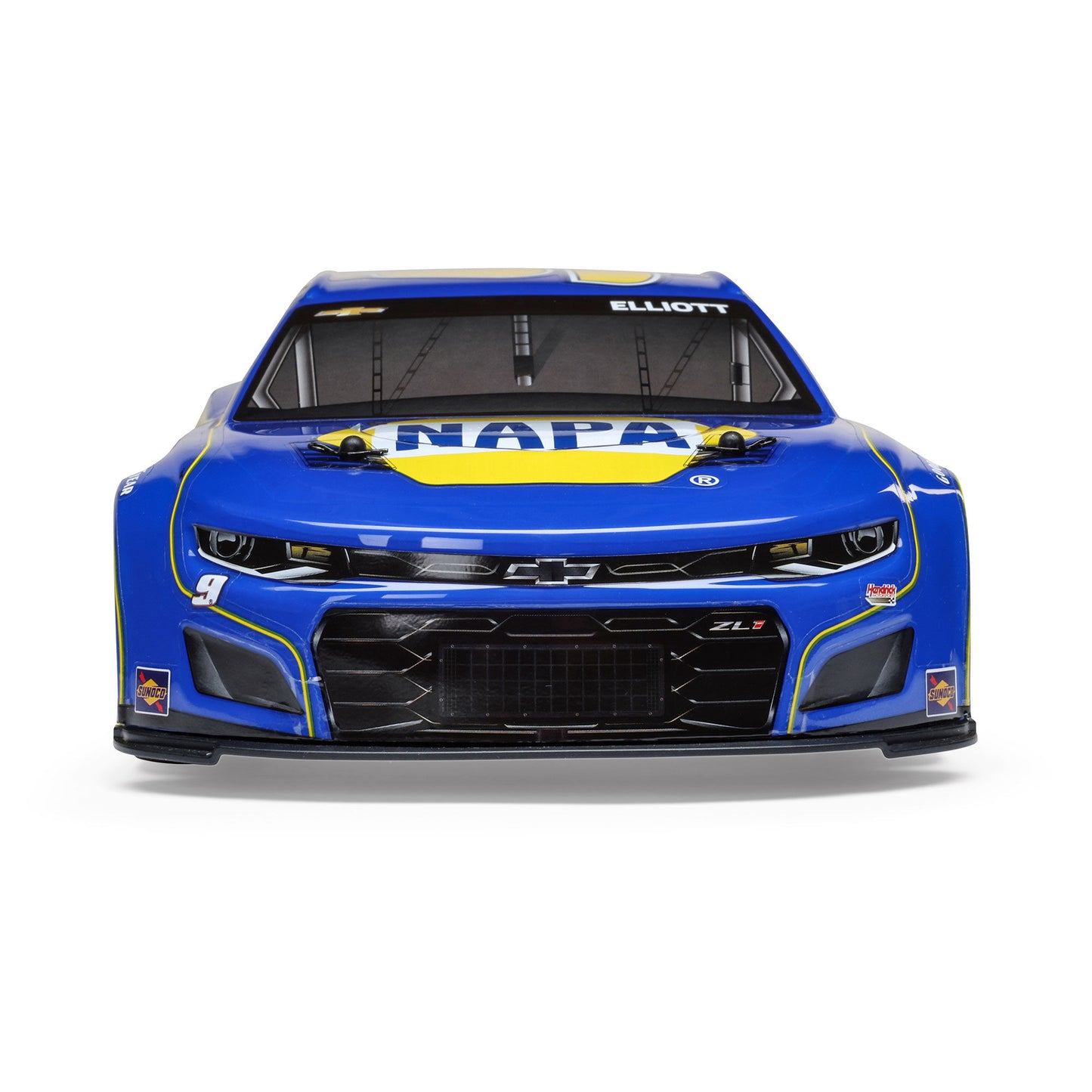 Losi 1/12 NASCAR RC Race Car Chase Elliott No. 9 2025 NAPA Chevrolet ZL1 2S AWD Brushed On-Road (Battery & Charger Included), Blue