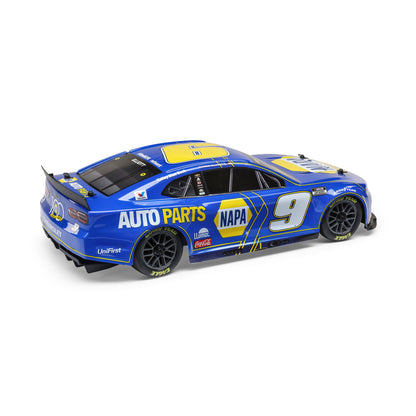Losi 1/12 NASCAR RC Race Car Chase Elliott No. 9 2025 NAPA Chevrolet ZL1 2S AWD Brushed On-Road (Battery & Charger Included), Blue