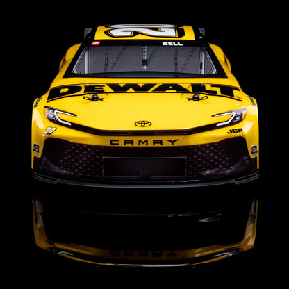 Losi 1/12 NASCAR RC Race Car Christopher Bell? No. 20? 2025 DEWALT Toyota Camry XSE 2S AWD RTR Brushed On-Road (Battery & Charger Included), Yellow