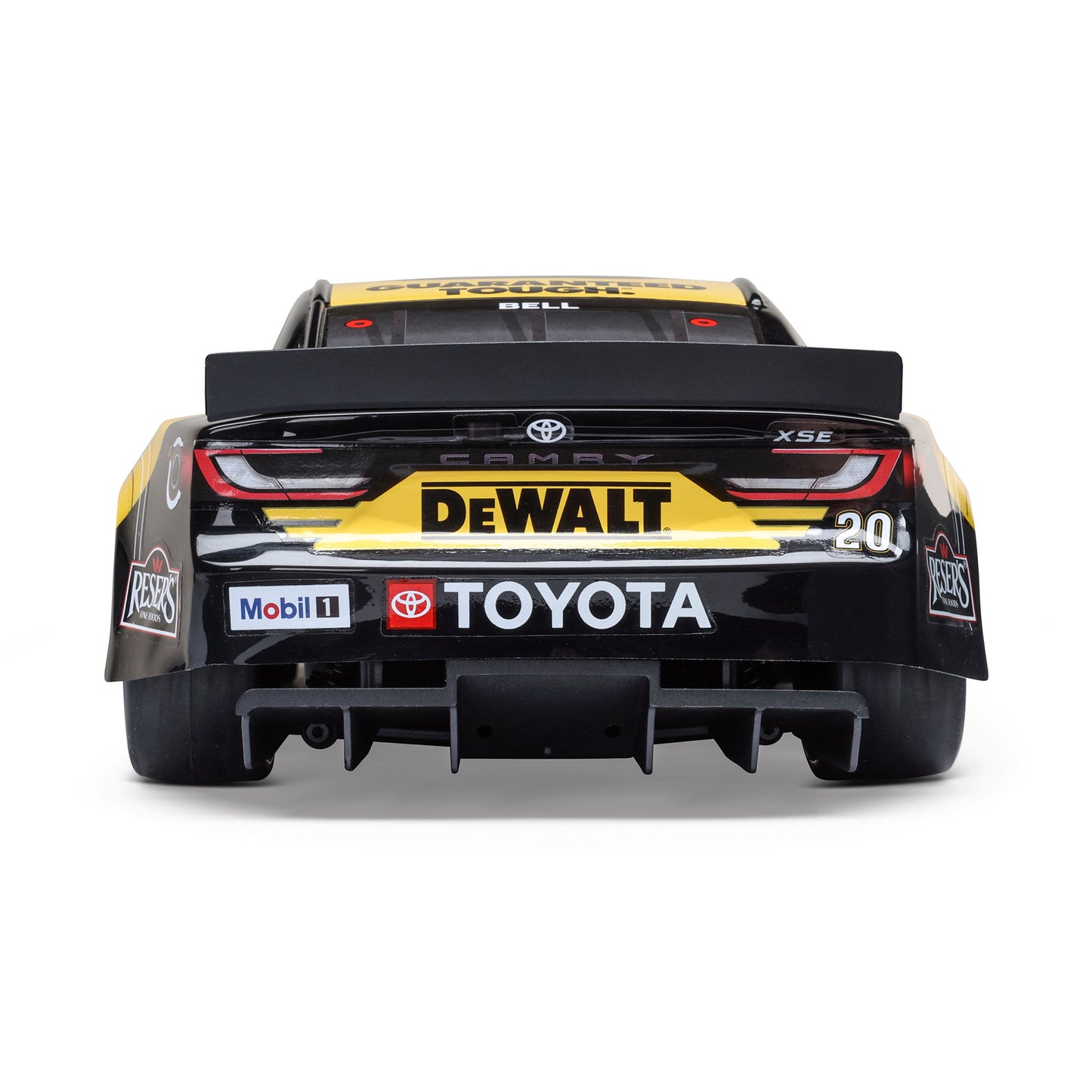 Losi 1/12 NASCAR RC Race Car Christopher Bell? No. 20? 2025 DEWALT Toyota Camry XSE 2S AWD RTR Brushed On-Road (Battery & Charger Included), Yellow