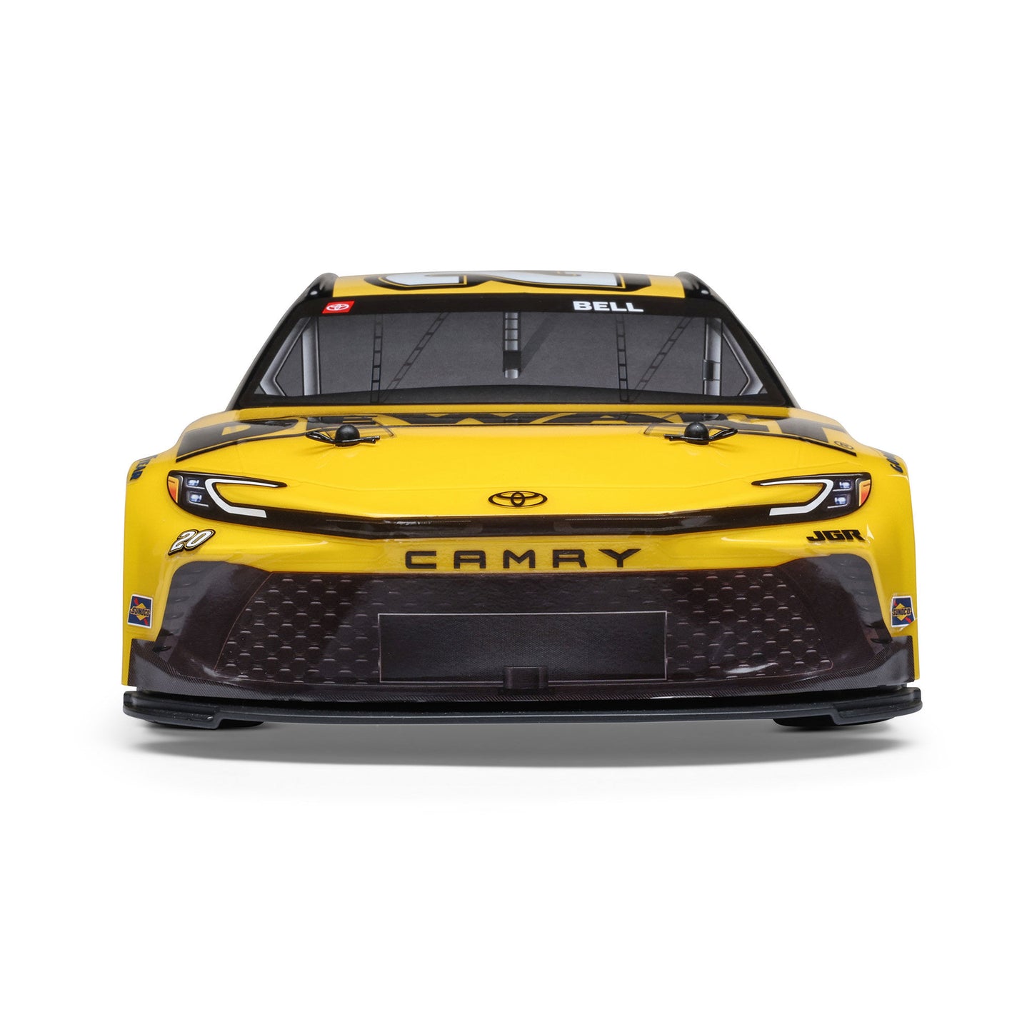 Losi 1/12 NASCAR RC Race Car Christopher Bell? No. 20? 2025 DEWALT Toyota Camry XSE 2S AWD RTR Brushed On-Road (Battery & Charger Included), Yellow