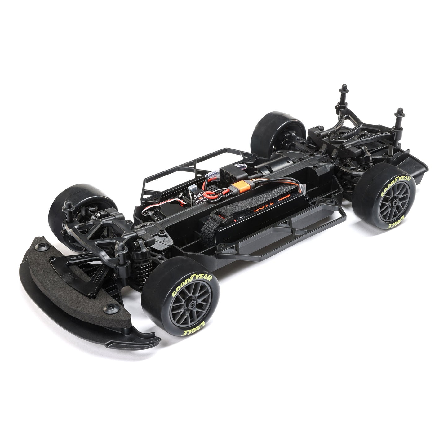 Losi 1/12 NASCAR RC Race Car William Byron No. 24 2025 Raptor Chevrolet ZL1 2S AWD Brushed On-Road (Battery & Charger Included), Black