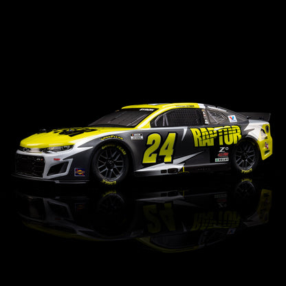 Losi 1/12 NASCAR RC Race Car William Byron No. 24 2025 Raptor Chevrolet ZL1 2S AWD Brushed On-Road (Battery & Charger Included), Black