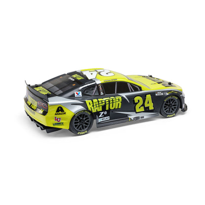 Losi 1/12 NASCAR RC Race Car William Byron No. 24 2025 Raptor Chevrolet ZL1 2S AWD Brushed On-Road (Battery & Charger Included), Black