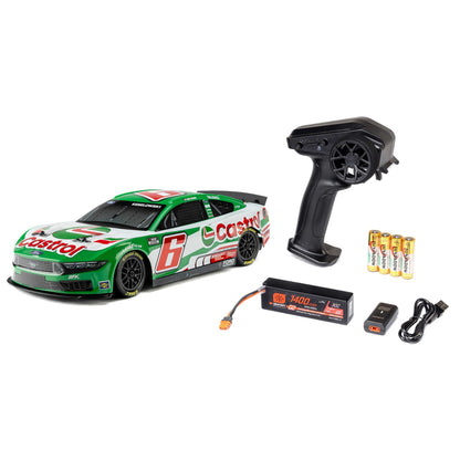 1/12 NASCAR RC Race Car Brad Keselowski No. 6 2026 Castrol Ford Mustang 2S AWD RTR Brushed On-Road (Battery & Charger Included)