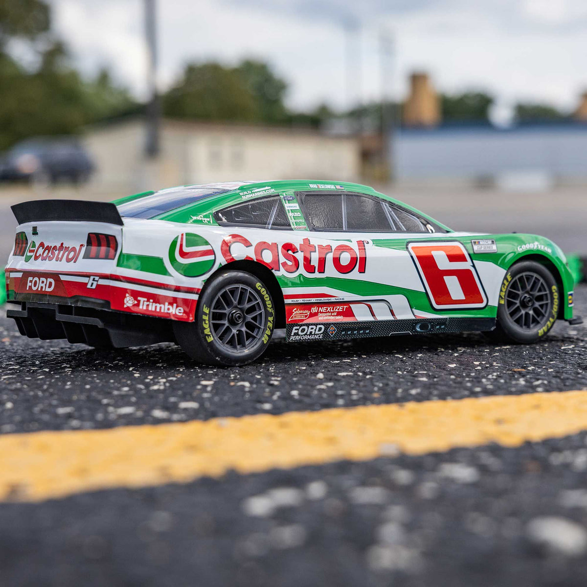 1/12 NASCAR RC Race Car Brad Keselowski No. 6 2026 Castrol Ford Mustang 2S AWD RTR Brushed On-Road (Battery & Charger Included)