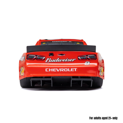 1/12 NASCAR RC Race Car Dale Earnhardt Jr. No. 8 Budweiser Chevrolet ZL1 2S AWD RTR Brushed On-Road (Battery & Charger Included), Red