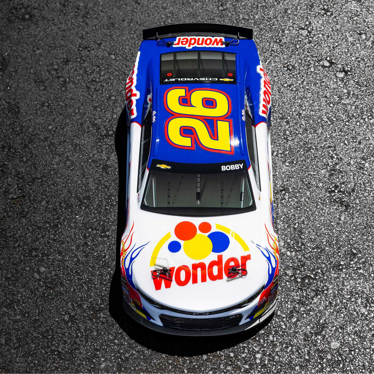 1/12 NASCAR RC Race Car Ricky Bobby No. 26 2026 Wonder Bread Chevrolet ZL1 2S AWD RTR Brushed On-Road (Battery & Charger Included)