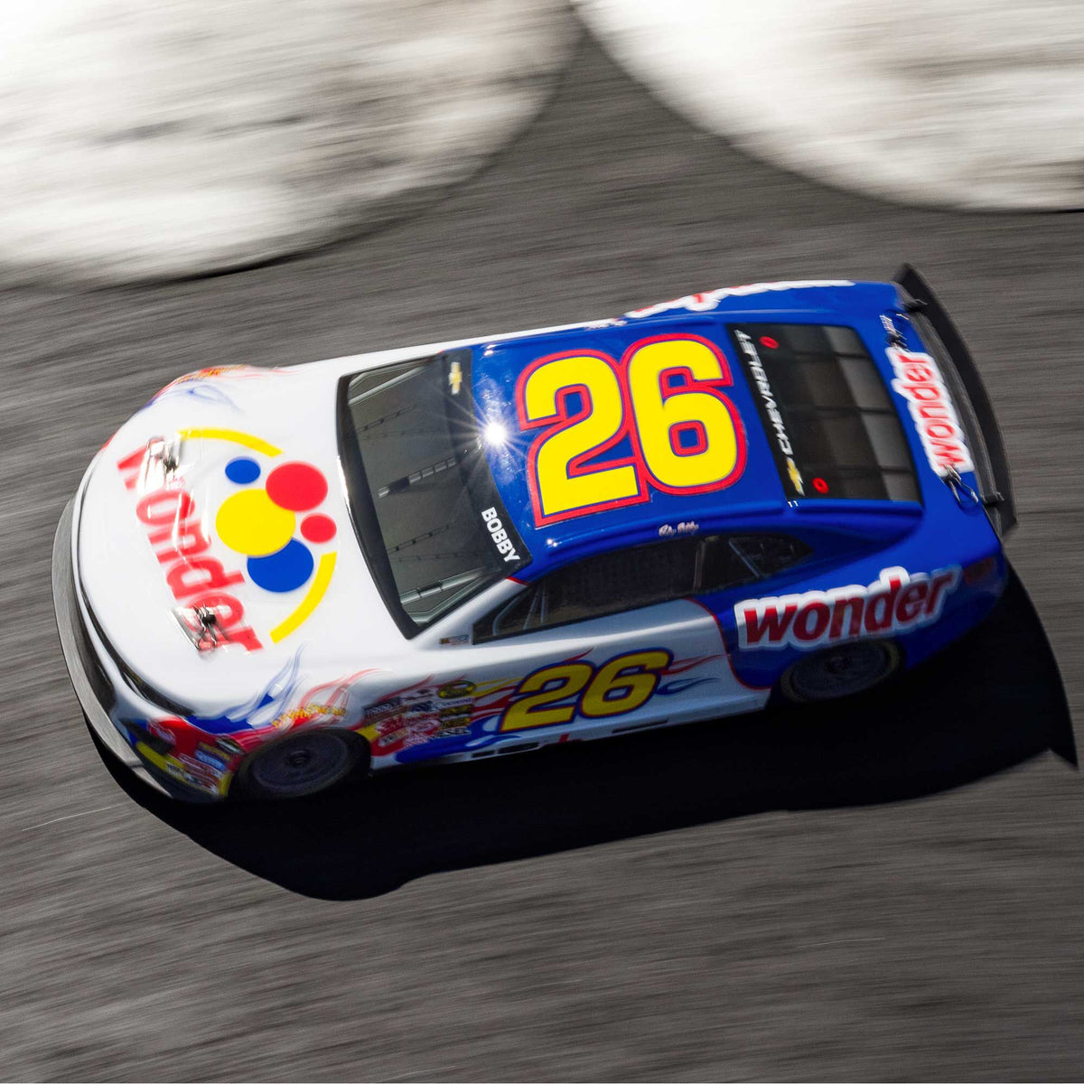 1/12 NASCAR RC Race Car Ricky Bobby No. 26 2026 Wonder Bread Chevrolet ZL1 2S AWD RTR Brushed On-Road (Battery & Charger Included)