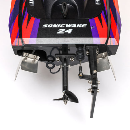 Sonicwake 24" Self-Righting Brushless Deep-V RTR (Battery & Charger Included), Red
