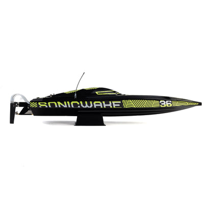 Sonicwake 36" V3 Self-Righting V-Hull Boat RTR, Black