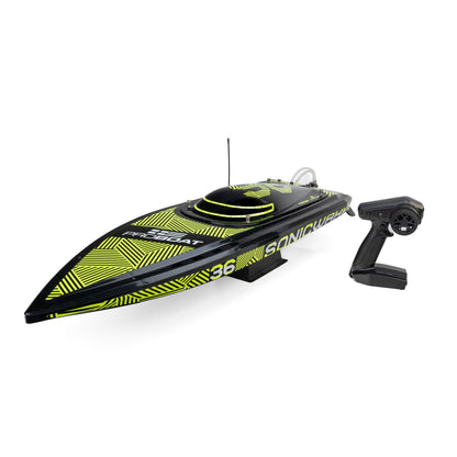 Sonicwake 36" V3 Self-Righting V-Hull Boat RTR, Black