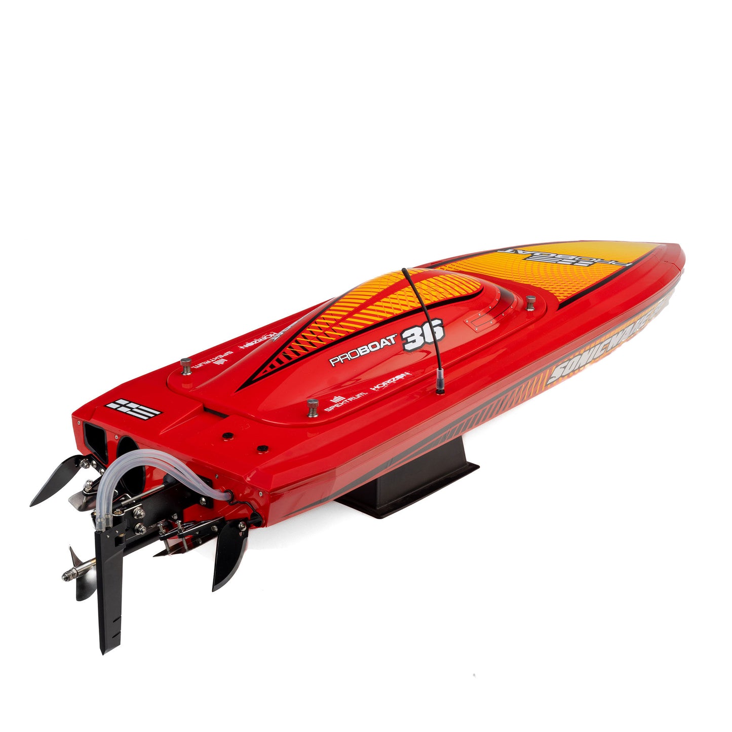 Sonicwake 36" V3 Self-Righting V-Hull Boat RTR, Red