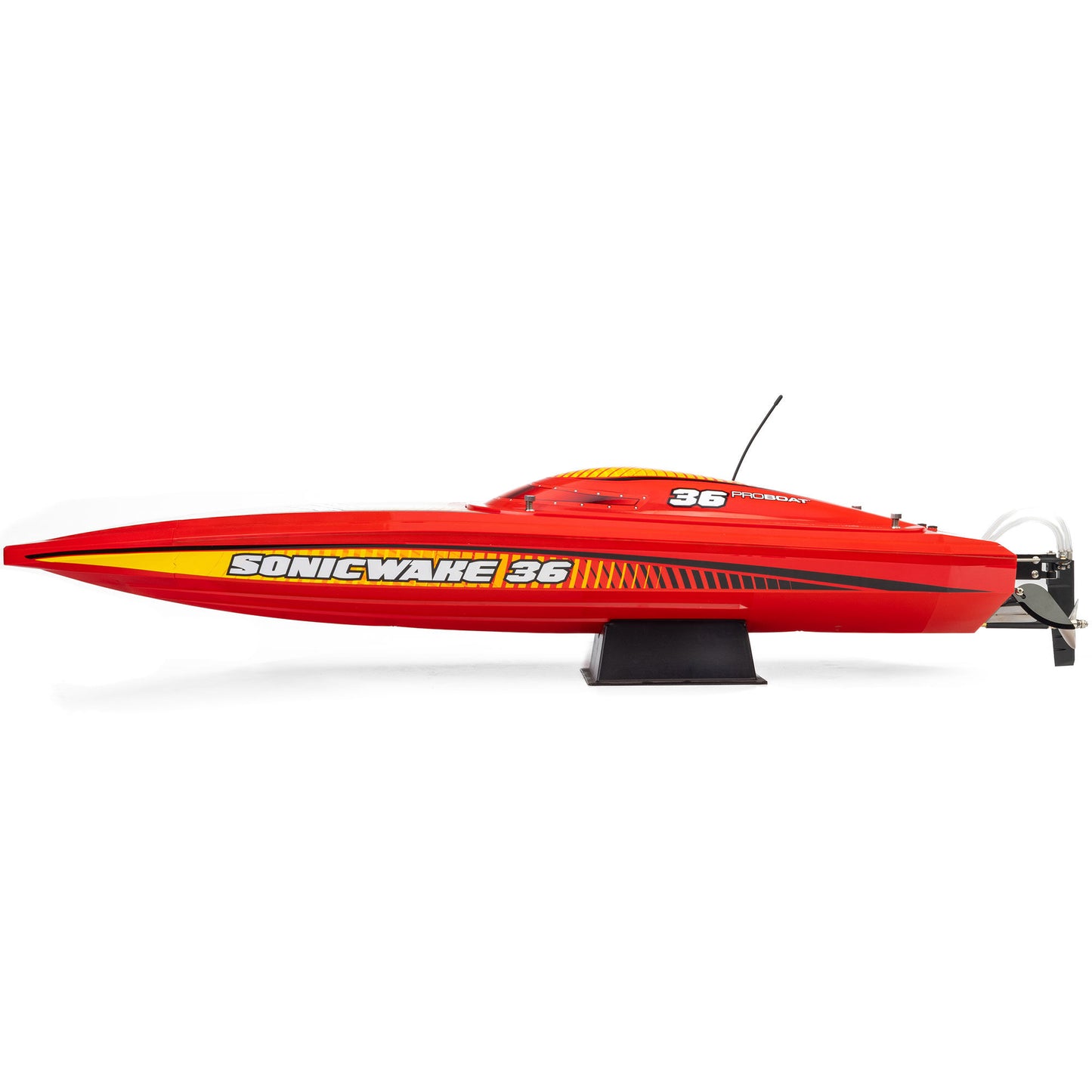 Sonicwake 36" V3 Self-Righting V-Hull Boat RTR, Red