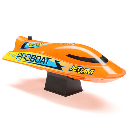 Jet Jam V2 12" Self-Righting Pool Racer Brushed RTR, Orange