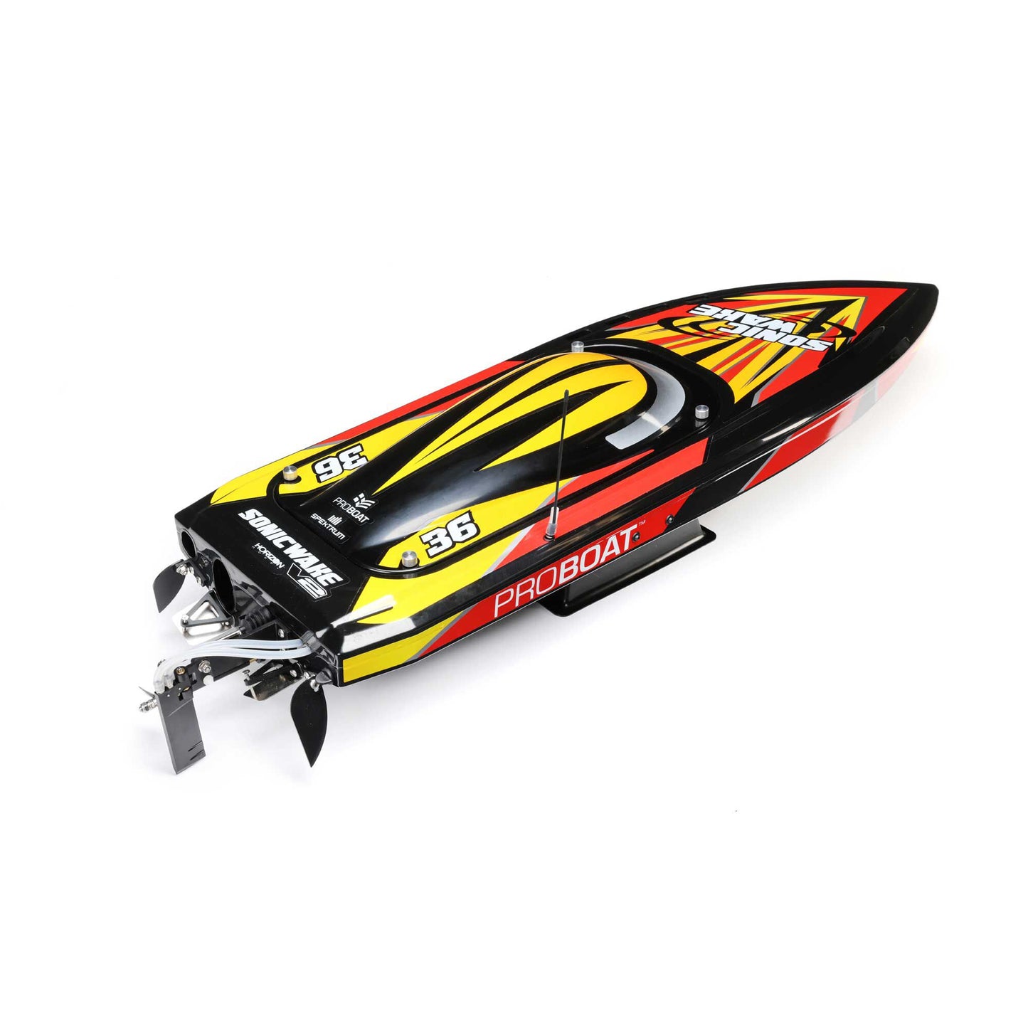 Sonicwake V2 36" Self-Righting Brushless Deep-V RTR, Black