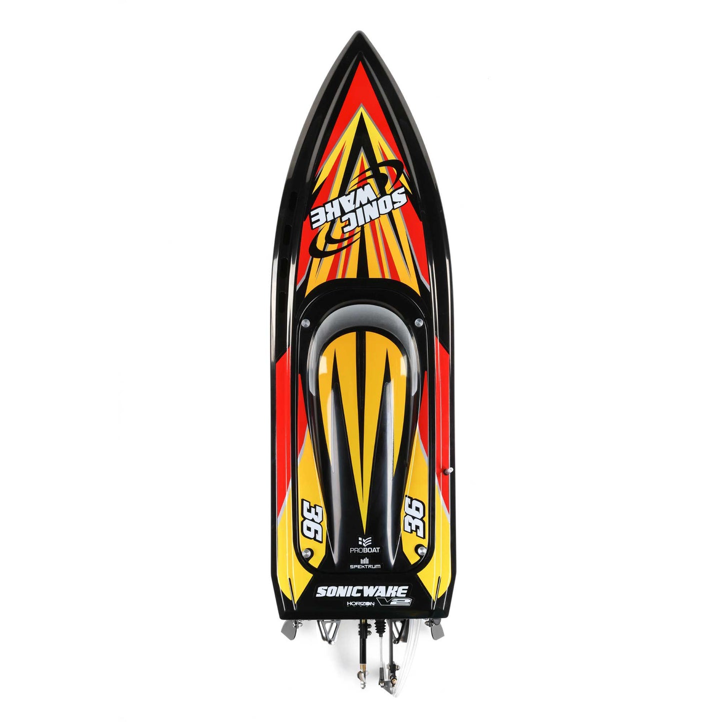 Sonicwake V2 36" Self-Righting Brushless Deep-V RTR, Black
