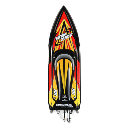 Sonicwake V2 36" Self-Righting Brushless Deep-V RTR, Black