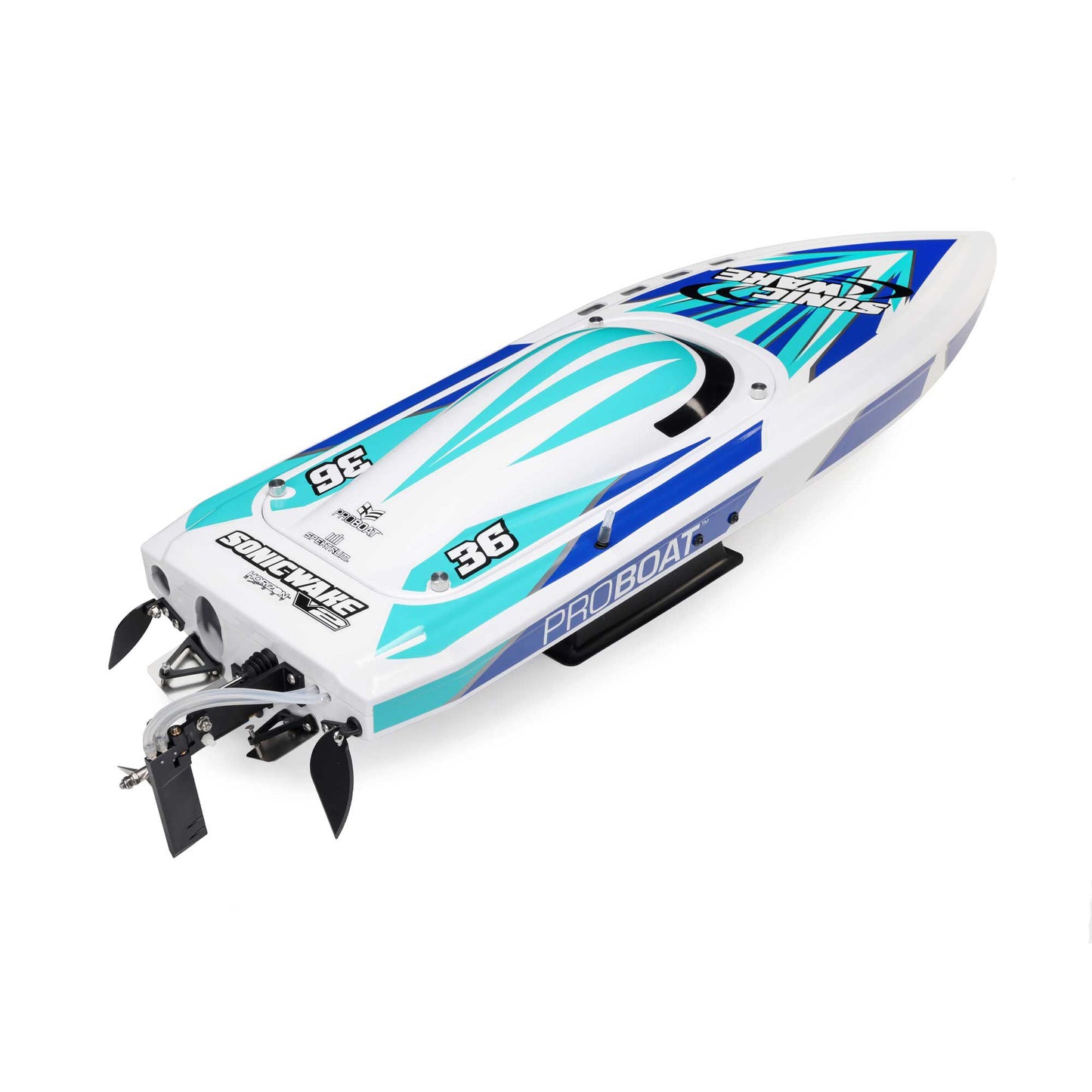 Sonicwake V2 36" Self-Righting Brushless Deep-V RTR, White