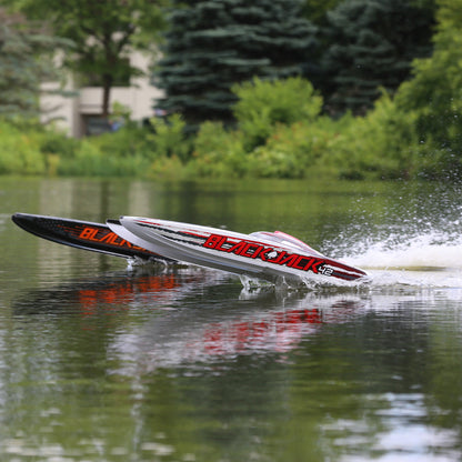 Blackjack 42" 8S Brushless Catamaran RTR, Black/Orange