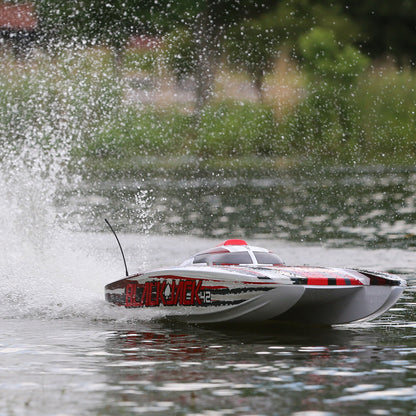 Blackjack 42" 8S Brushless Catamaran RTR, White/Red