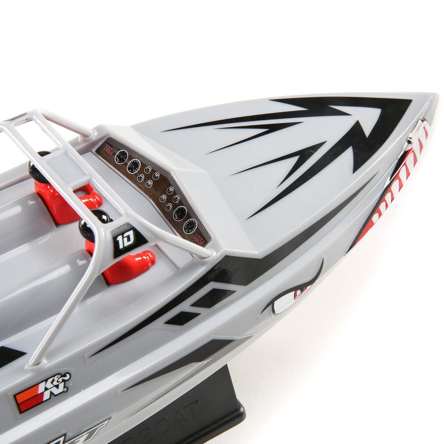 Sprintjet 9" Self-Righting Deep-V Jet Boat Brushed RTR, Silver