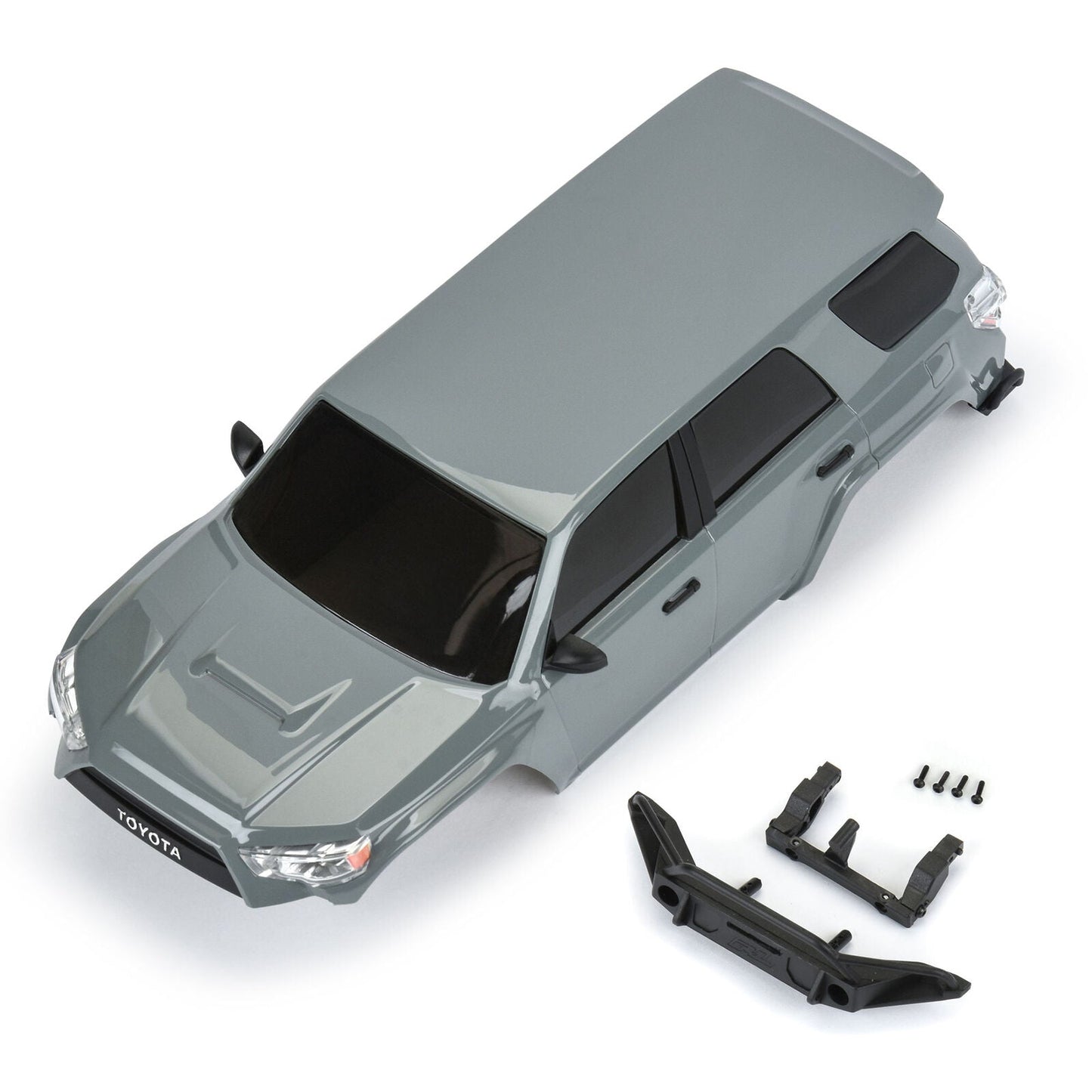 Axial Axial 2024 Toyota 4Runner Hard Body Painted Lunar Rock Gray 132mm Wheelbase