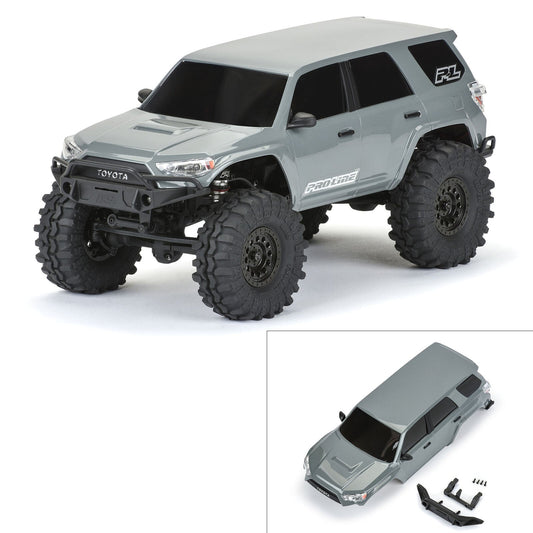 Axial Axial 2024 Toyota 4Runner Hard Body Painted Lunar Rock Gray 132mm Wheelbase