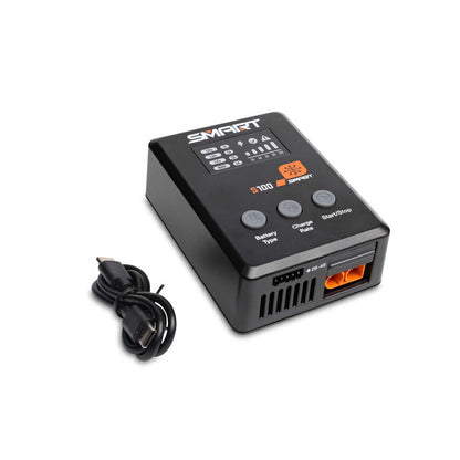 Spektrum Smart Powerstage Surface Bundle: 5000mAh 3S 50C LiPo Battery (IC3) / 100W S100 Charger