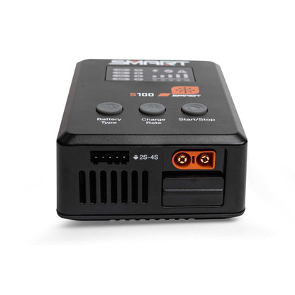 Spektrum Smart Powerstage Surface Bundle: 5000mAh 3S 50C LiPo Battery (IC3) / 100W S100 Charger