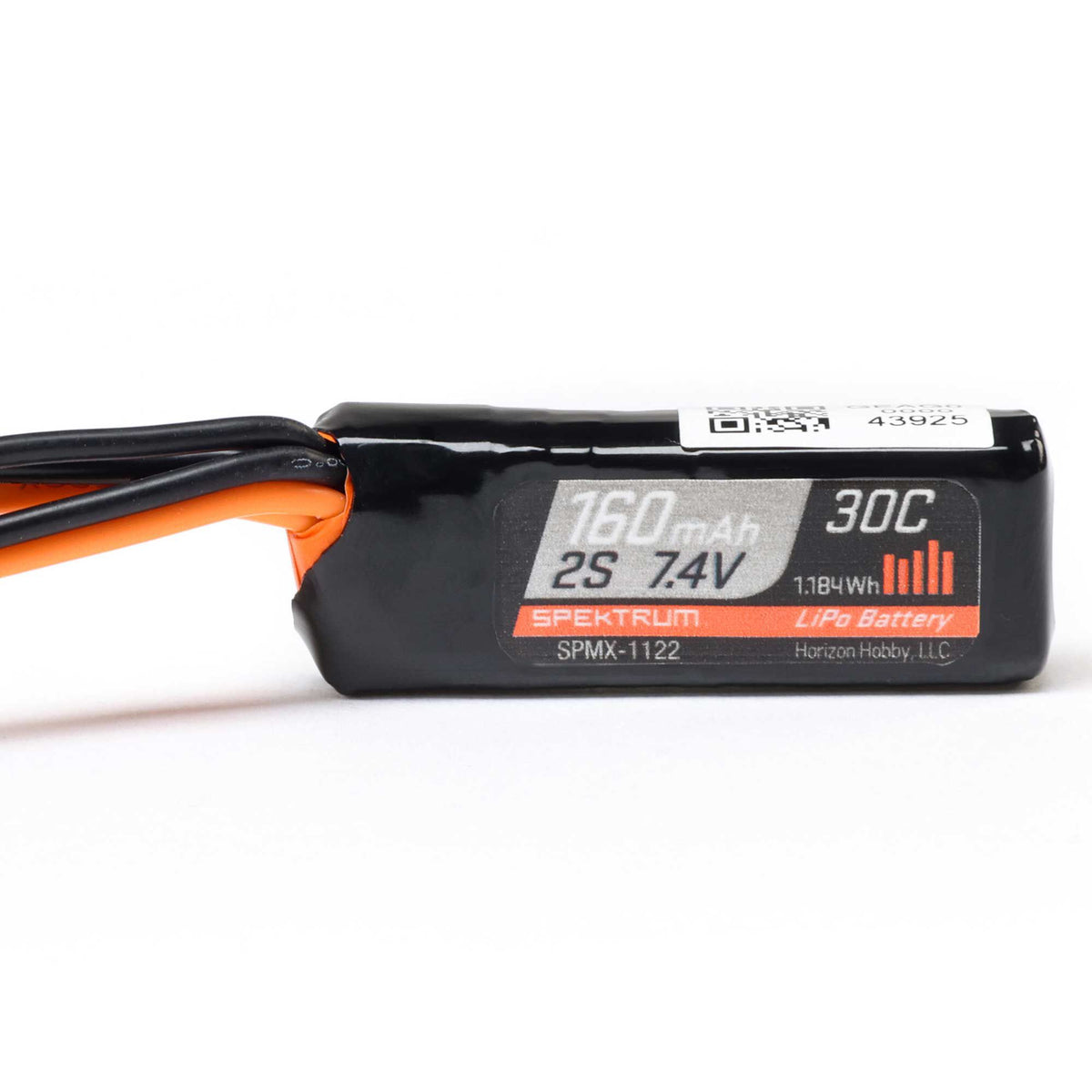 7.4V 160mAh 2S 30C LiPo Battery: SCX30 PH2.0