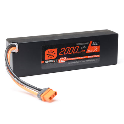 11.1V 2000mAh 3S 30C Smart G2 LiPo Battery: IC2