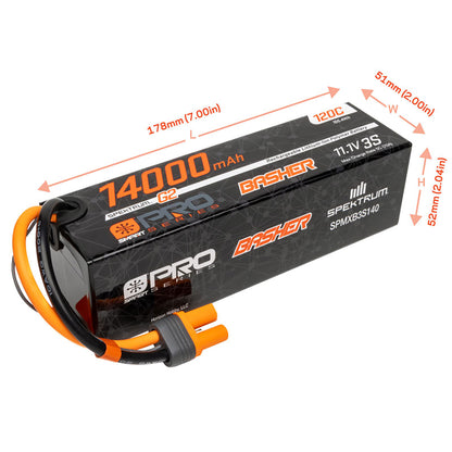 11.1V 14000mAh 3S 120C Smart G2 Pro Basher LiPo Battery: IC5