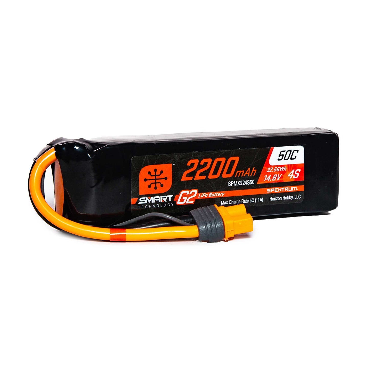 Spektrum Smart Powerstage 4S Air Bundle: (2) G2 2200mAh 4S 50C LiPo IC3 & S250 Charger