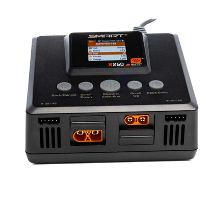 Spektrum Smart Powerstage 4S Air Bundle: (2) G2 2200mAh 4S 50C LiPo IC3 & S250 Charger