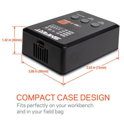 Spektrum Smart G2 Powerstage Bundle: 810mAh 2S 50C LiPo Battery (IC2), S100 Charger, 65W Power Block, Adapter