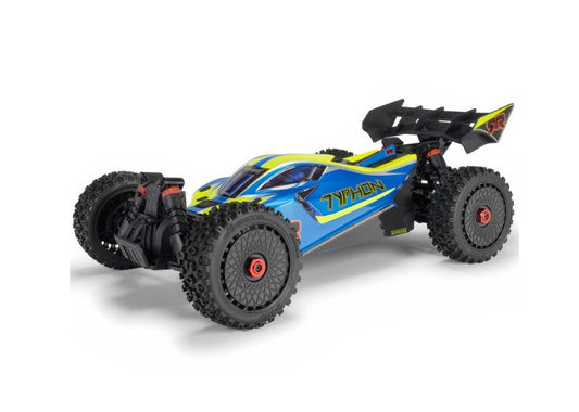 Arrma 1/8 TYPHON 4X4 RTR Brushed Buggy, Blue