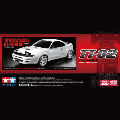 Tamiya 1/10 RC Toyota Celica GT-Four RC (ST185) (TT-02)